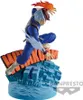 A figurine of Shoto Todoroki from My Hero Academia in a dynamic pose, with fire and ice effects, standing on a diorama base. Produktbild-Vorschau