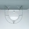 A top-down view of a modern shower enclosure with glass panels and a white shower tray. Produktbild-Vorschau