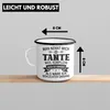 Trendation - Tante Geschenk Emaille Tasse Lustiger Spruch Produktbild-Vorschau 4