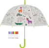 Inkleurparaplu Jungledieren + 9 Stiften Anteprima dell’immagine prodotto 1