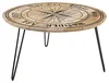 home24 Couchtisch - Mango massiv / Metall - Mango / Schwarz Produktbild-Vorschau 1