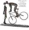 Gilde Skulptur, Paar, "Kiss me", Fahrradmotiv, Kunstharz, Podgląd zdjęcia produktu 2