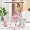 OUNUO verstellbarer Hochstuhl Kinderhochstuhl Klappbar, Produktbild-Vorschau 4