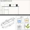Lechuza Samozavlažovací truhlík Balconera Stone 80 cm, bílá Náhled obrázku produktu 3