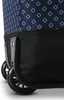 A close-up view of the bottom section of a shopping roller, showing its wheels and the fabric of the bag. Podgląd zdjęcia produktu