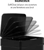 Klarstein Touchless - Black Stainless Steel, poubelle à Voir les images du produit 10