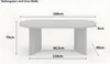 Esszimmertisch Ovi | 160 x 90 cm | Holz Schwarze-Optik | Produktbild-Vorschau 6