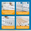 MEBLE WRÓBEL Bodenbett 90x200 cm - Montessori Kinderbett - Produktbild-Vorschau 6