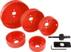 kwb 109178 Hole saw set 8-piece 68 mm, 76 mm, 89 mm, 102 Produktbild-Vorschau 2