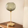 Tischlampe Metall und Glas Klimt Bernstein Produktbild-Vorschau 2