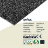 Primaflor Teppichfliese VOX - Anthrazit - 50x50cm - Produktbild-Vorschau 5