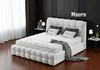 Boxspringbett Mauro 140 x 200 cm mit 2 Poof Cremebeige Produktbild-Vorschau 6