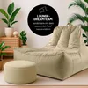 Lumaland Sedací vak Lounge In-& Outdoor 380 l béžový Náhled obrázku produktu 9