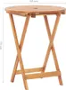 vidaXL Skladací záhradný stôl 60x75 cm z masívneho dreva Náhľad obrázku produktu 7
