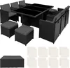 TecTake 403819, Czarny, 10 siedz., Dorośli i dzieci, Podgląd zdjęcia produktu 21