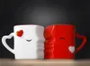 Kissing Mugs Set of 2 Red Produktbild-Vorschau 5