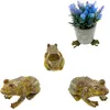 Frosch-Blumentopfhalter-Dekorationsfüße – 2 Sets mit je 3 Produktbild-Vorschau 2