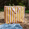 Rex London XXL Aufbewahrungstasche Streifen pink-orange ca. Produktbild-Vorschau 2