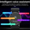 A smartwatch displaying its intelligent voice assistant features with text callouts. Náhled obrázku produktu