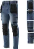 Arbeitshose, Strech Jeans, marine/schwarz Gr. L/XL Produktbild-Vorschau 1