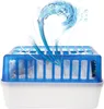 A dehumidifier with water droplets and streams of water depicted above it. Náhled obrázku produktu