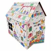 Malhaus Geburtstag Kartonhaus zum Bemalen, 100x78x110 cm Produktbild-Vorschau 4