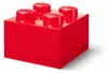 LEGO 40090804 LEGO STORAGE BRICK 4 TOP LID, rosso Anteprima dell’immagine prodotto 2