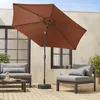 sweeek - Gerader runder Sonnenschirm Ø3m - Terrakotta Produktbild-Vorschau 7