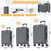 KESSER® Reisekoffer Set 3-teilig | Kofferset + Handgepäck | Produktbild-Vorschau 2