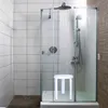 Toyma Badezimmer Duschhocker - Sitzende Dusche - 32 x 32 x Produktbild-Vorschau 4