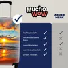 MuchoWow® Koffer Handgepäck Trolley Rollkoffer Kleine Produktbild-Vorschau 6