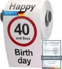 Fun Klopapier 40. Geburtstag - Bedrucktes Toilettenpapier Produktbild-Vorschau 1
