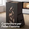 CASABEL Contenitore Pellet & Granuli con Ruote, Cap. 45kg, Anteprima dell’immagine prodotto 3
