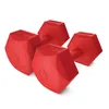 4FIZJO Bitumen Kurzhanteln Set 2 x 3 kg, PVC, Hexagon, Produktbild-Vorschau 1