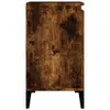 vidaXL Meuble sous-lavabo chêne fumé 58x33x60 cm bois Voir les images du produit 8