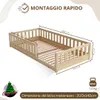 Crazy Pine Kinderbett 140x200 cm – Massives Montessori Produktbild-Vorschau 17