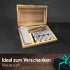 com-four® 8x Whisky Steine mit Zange und Beutel - Produktbild-Vorschau 2