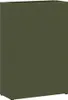 vidaXL Porta ombrellone verde oliva 28 x 12 x 41 cm acciaio Anteprima dell’immagine prodotto 1