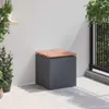 vidaXL Gartenbank Anthrazit 40 x 40 x 43 cm Produktbild-Vorschau 3