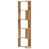 Eck-Bücherregal 5 Böden Artisan-Eiche 50x50x179cm Produktbild-Vorschau 4
