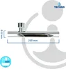 tecuro Wandrohr 250 mm mit Rohrbelüfter für Siphon Produktbild-Vorschau 4