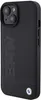 A black iPhone case with the BMW logo embossed on it. Podgląd zdjęcia produktu