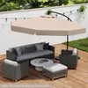 KOMFOTTEU parasol Φ305 cm, parasol wspornikowy regulowany Podgląd zdjęcia produktu 6