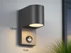 Außenwandleuchte mit Bewegungsmelder, Downlight Anthrazit Produktbild-Vorschau 4