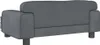 A dark gray dog bed is shown from a side angle against a white background. Náhľad obrázku produktu