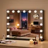 Puluomis miroir cosmétique Hollywood 58x45cm, miroir de Voir les images du produit 1