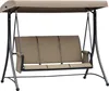 Outsunny Hollywoodschaukel mit Seitentasche, 3-Sitzer Produktbild-Vorschau 1