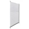 vidaXL Store plissé d'occultation 110x125 cm blanc Voir les images du produit 3