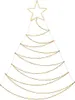LED Tannenbaum - Wanddeko - zum Aufhängen - 200 bernsteinfarbene LED - H: 1,5m - Außentrafo Produktbild-Vorschau