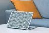 MuchoWow® Laptop Aufkleber Sticker Cover Blau - Muster - Produktbild-Vorschau 4